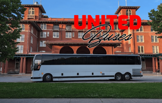 Coach Bus with a United Bus logo